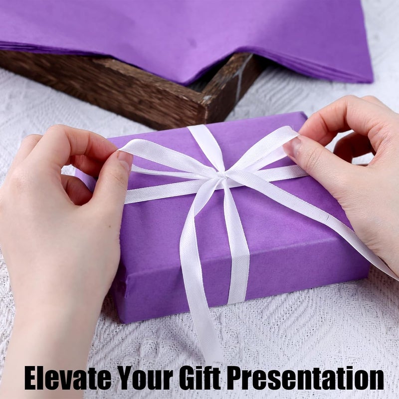 Koogel 112 Sheets Tissue Paper, 20x14 Inch Purple Gift Wrapping Tissue Paper Bulk for DIY Crafts Gift Bags Art Project - Image 3